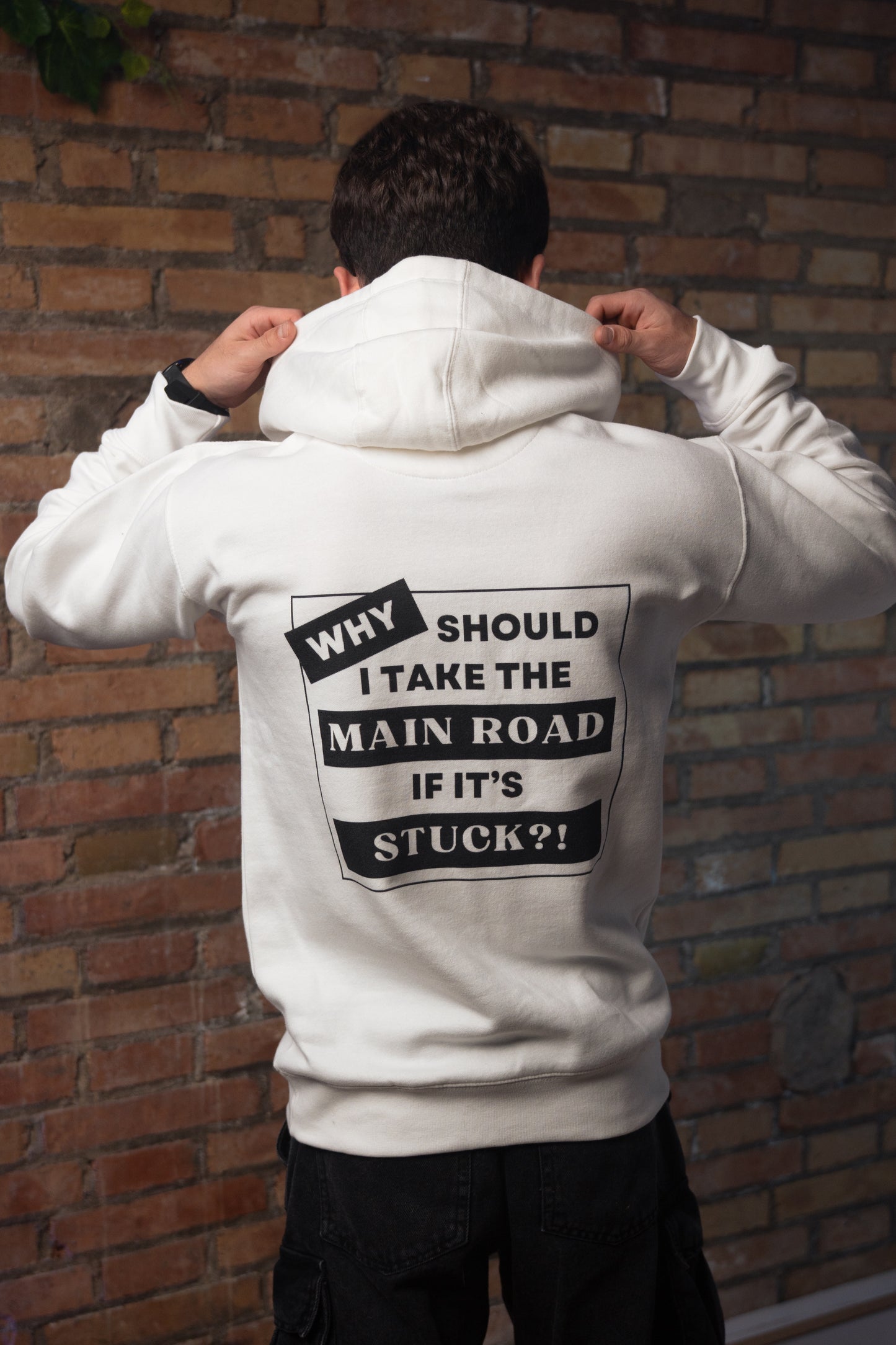 Its Stuck Hoodie White