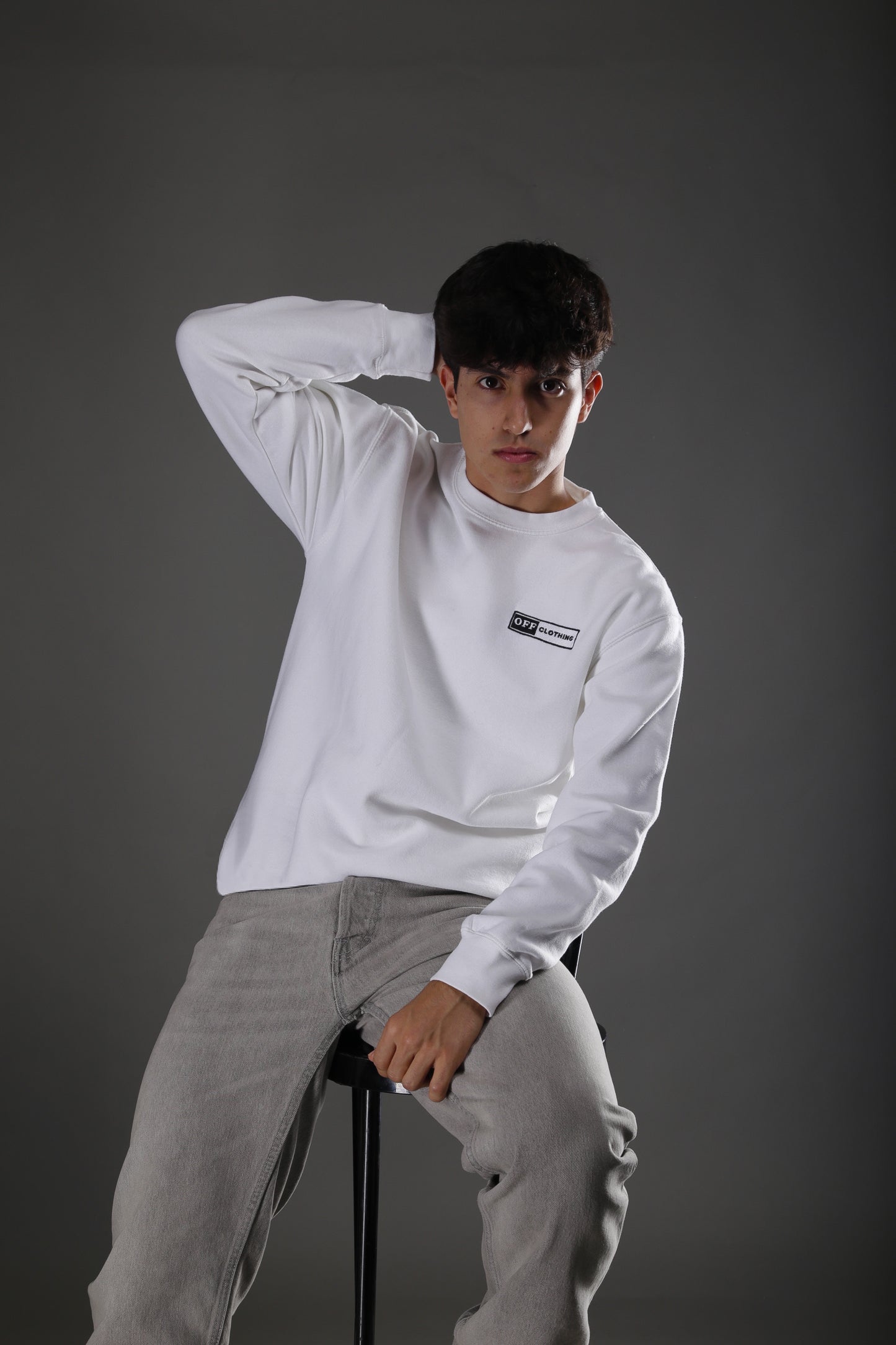 Never Happen Sweater White