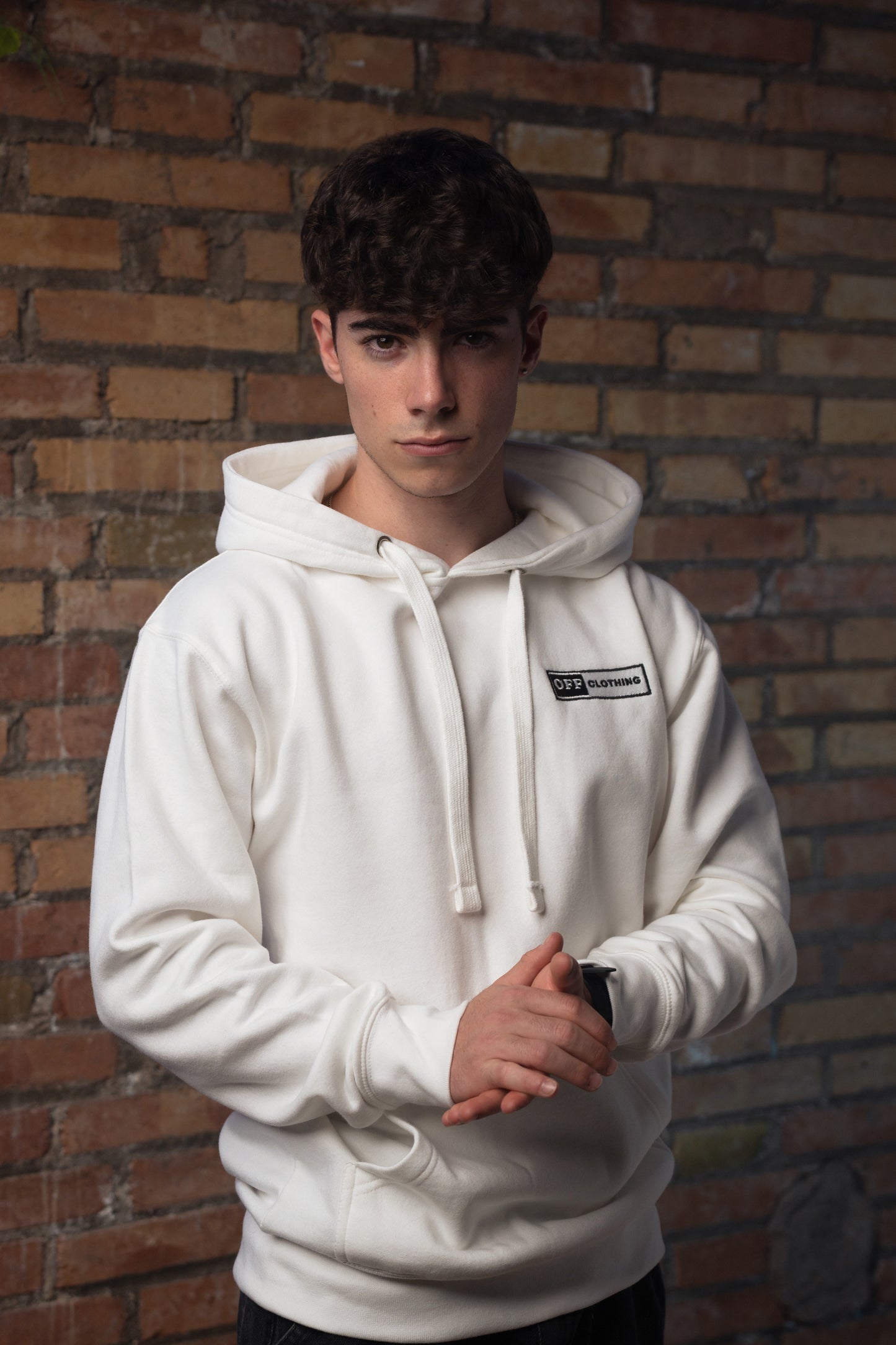 Its Stuck Hoodie White