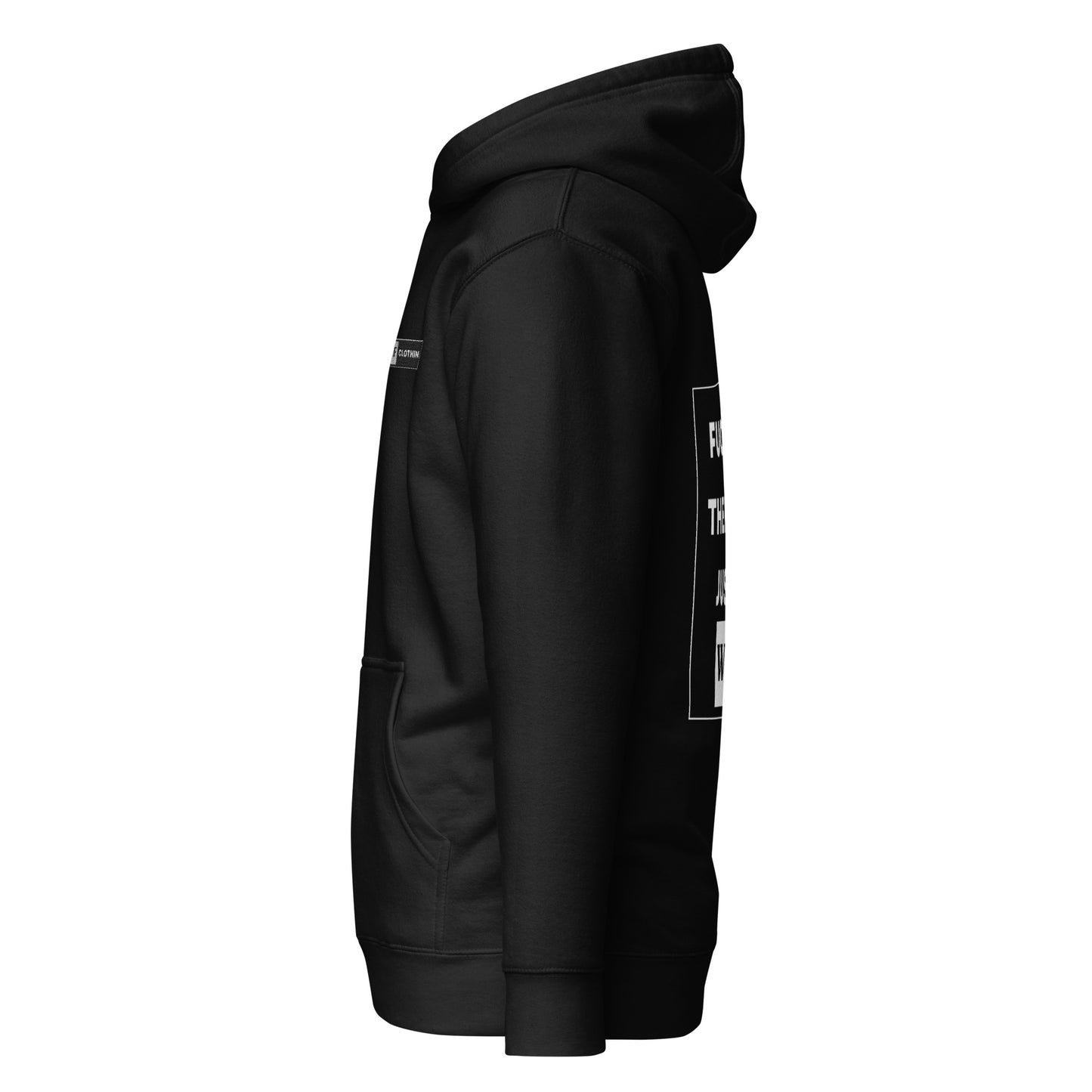 Not Just One Way Hoodie Black