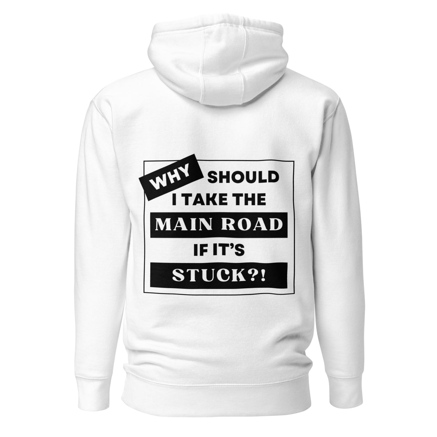 Its Stuck Hoodie White