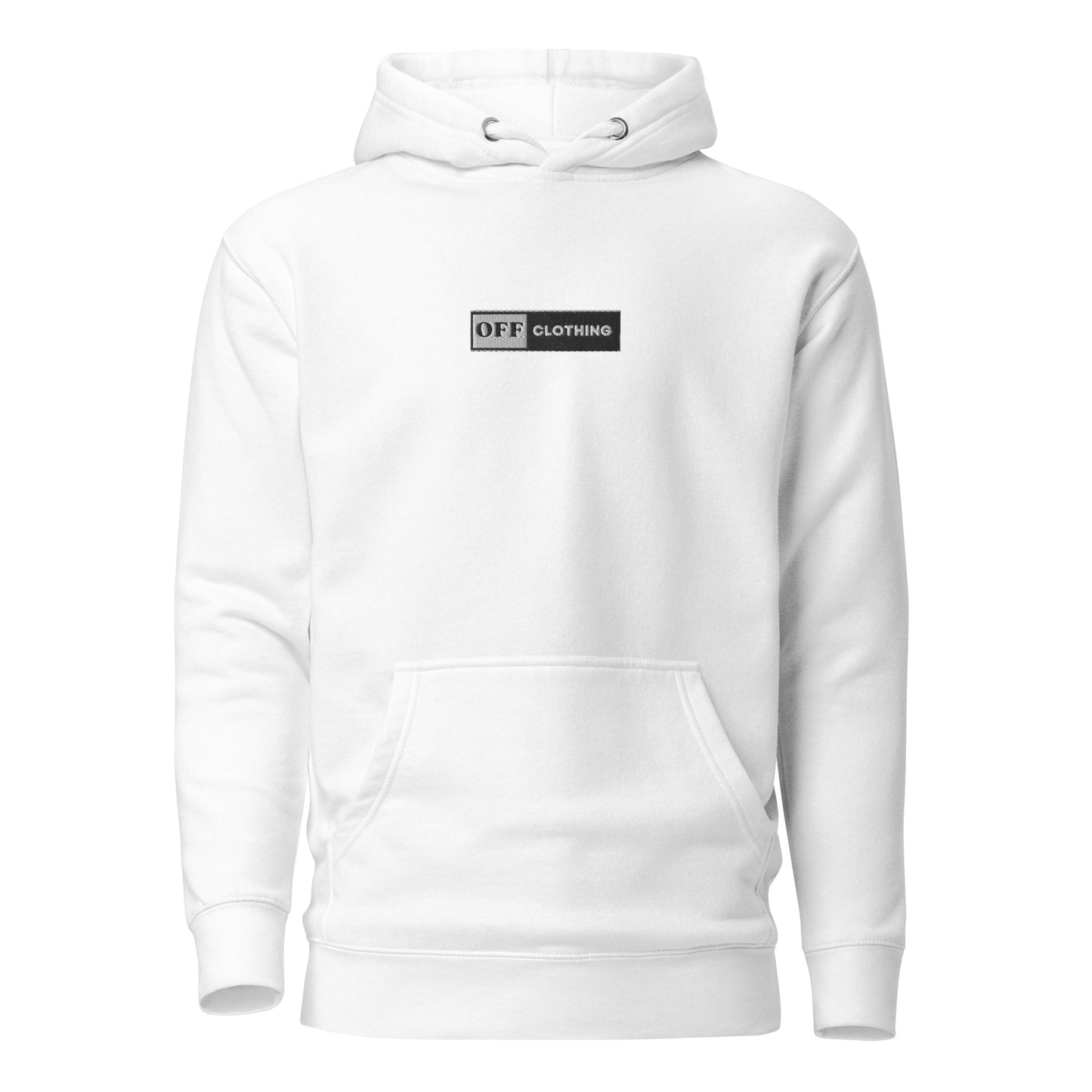 Box Logo Hoodie White